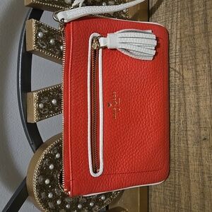 Kate Spade Women's Red & White Tinie Chester Street Wristlet